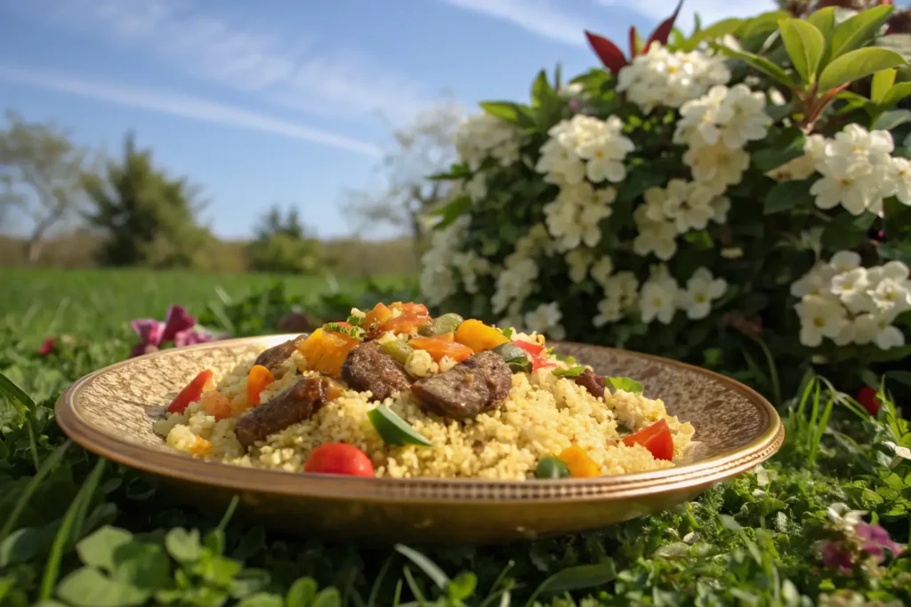 What is good to add to couscous for a perfect meal