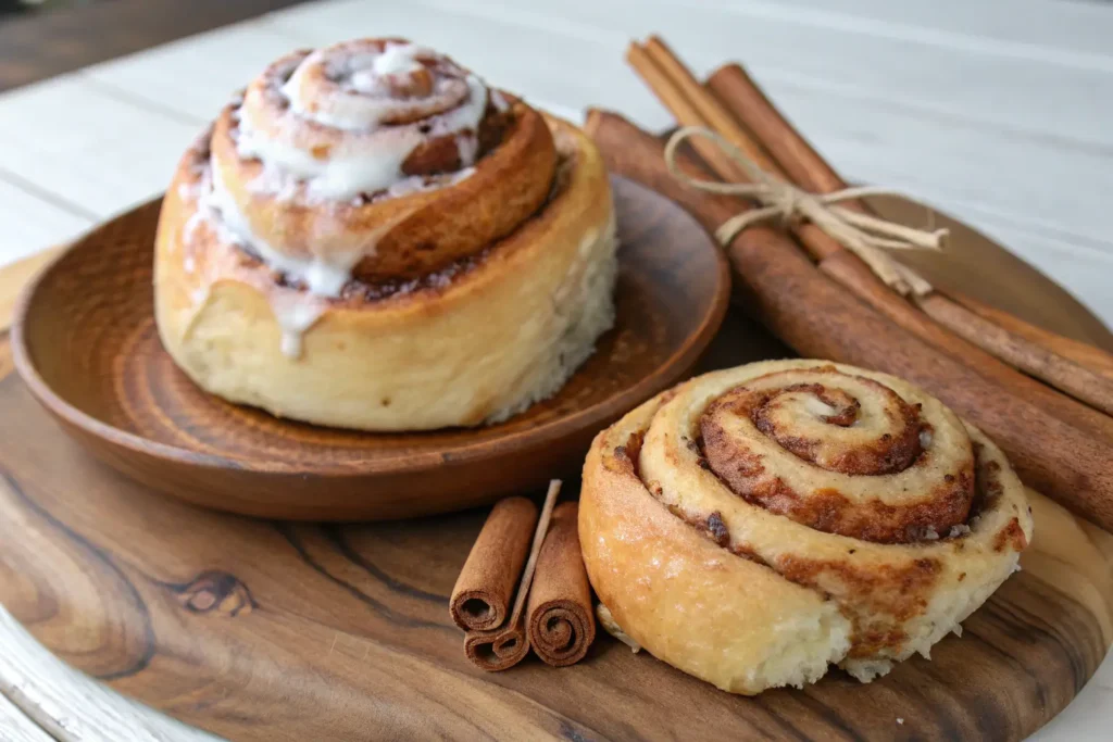 Discover the difference between a cinnamon roll and a cinnamon bun